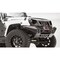 Fab Fours 07-18 WRANGLER JK FRONT FULL WIDTH GRUMPER MATTE BLACK GR1010-1 - alternate 2